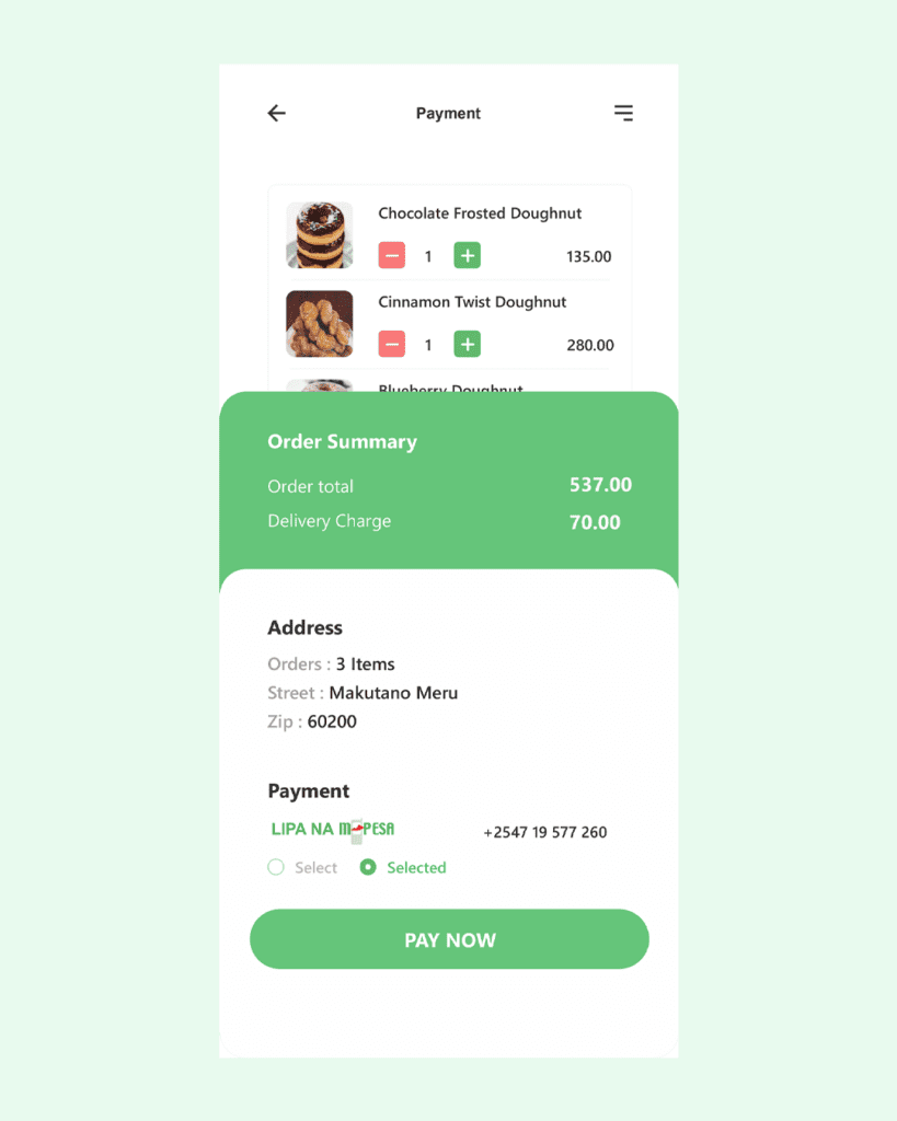 Saucey Food App