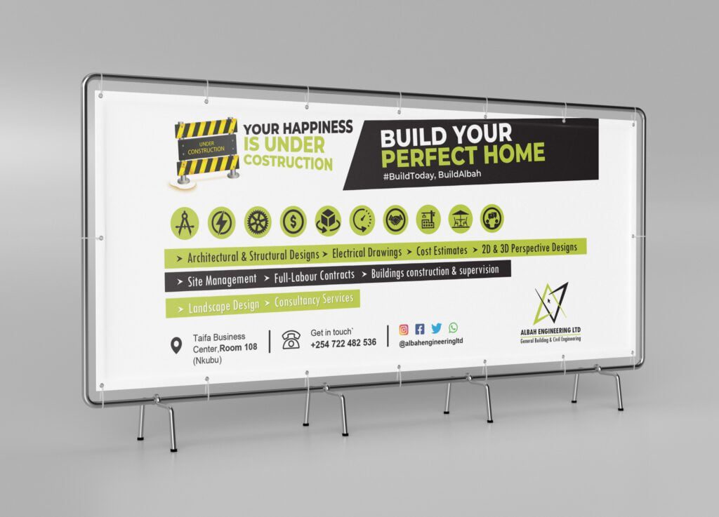 Albah Engineering Ltd - Banner Mockup