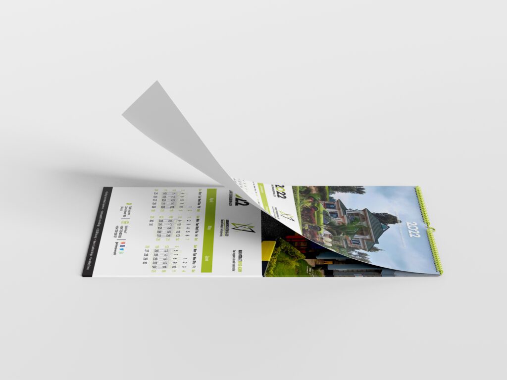 Albah Engineering Ltd - Calendar Mockup